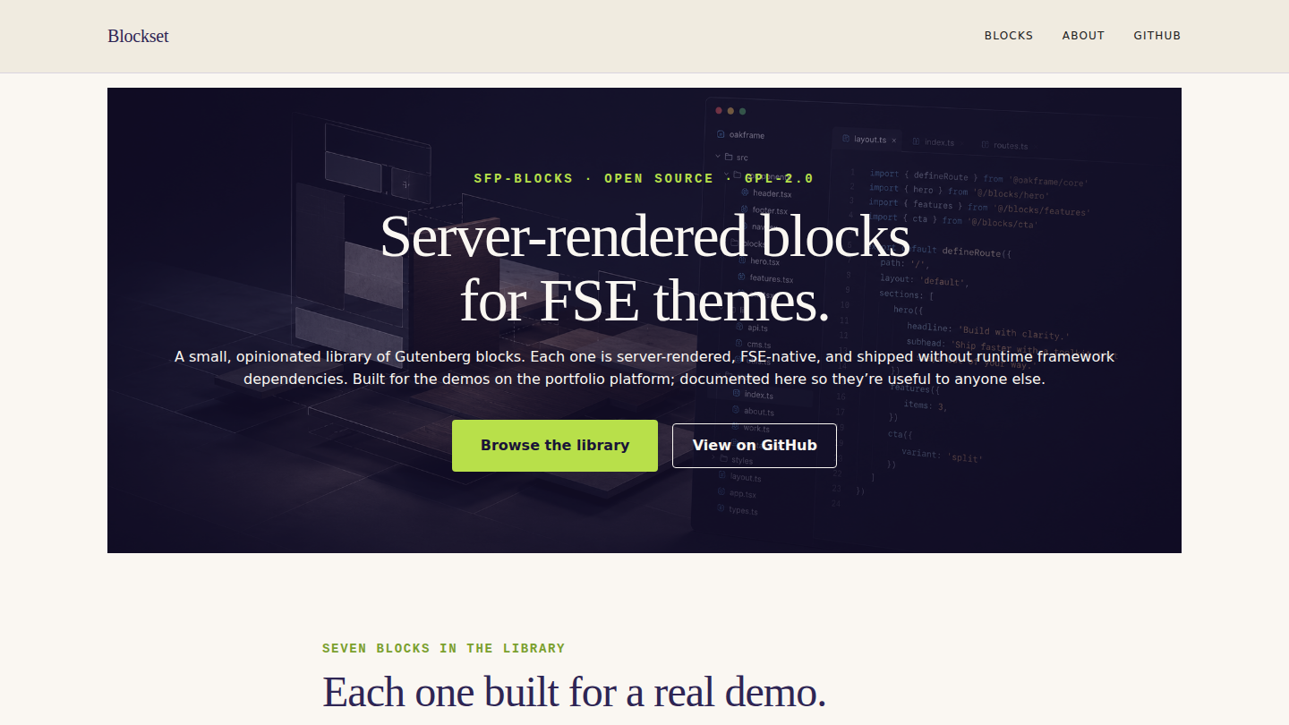 Blockset
