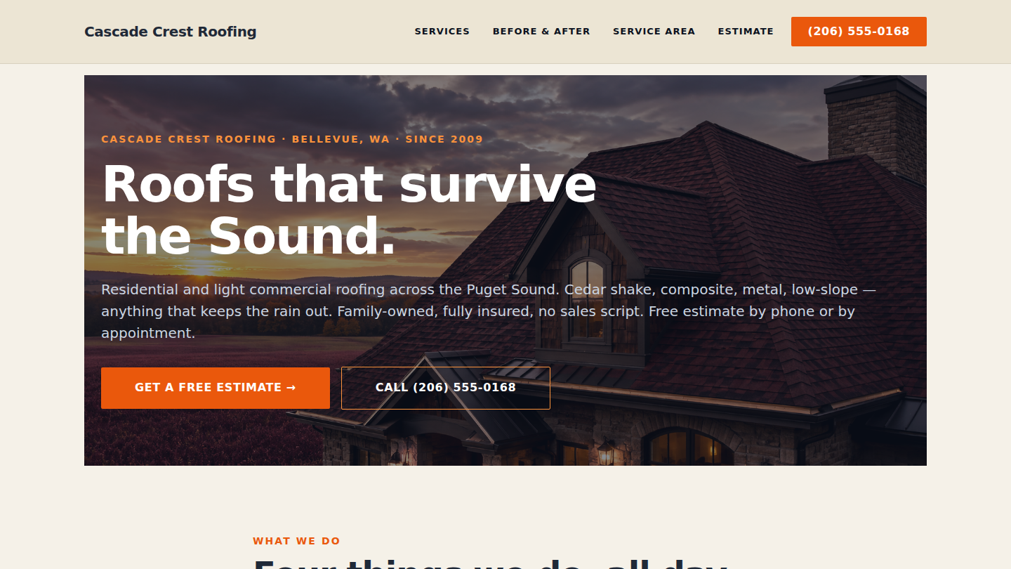 Cascade Crest Roofing