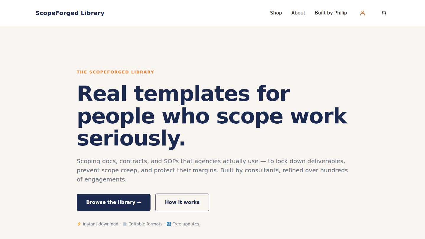ScopeForged Library